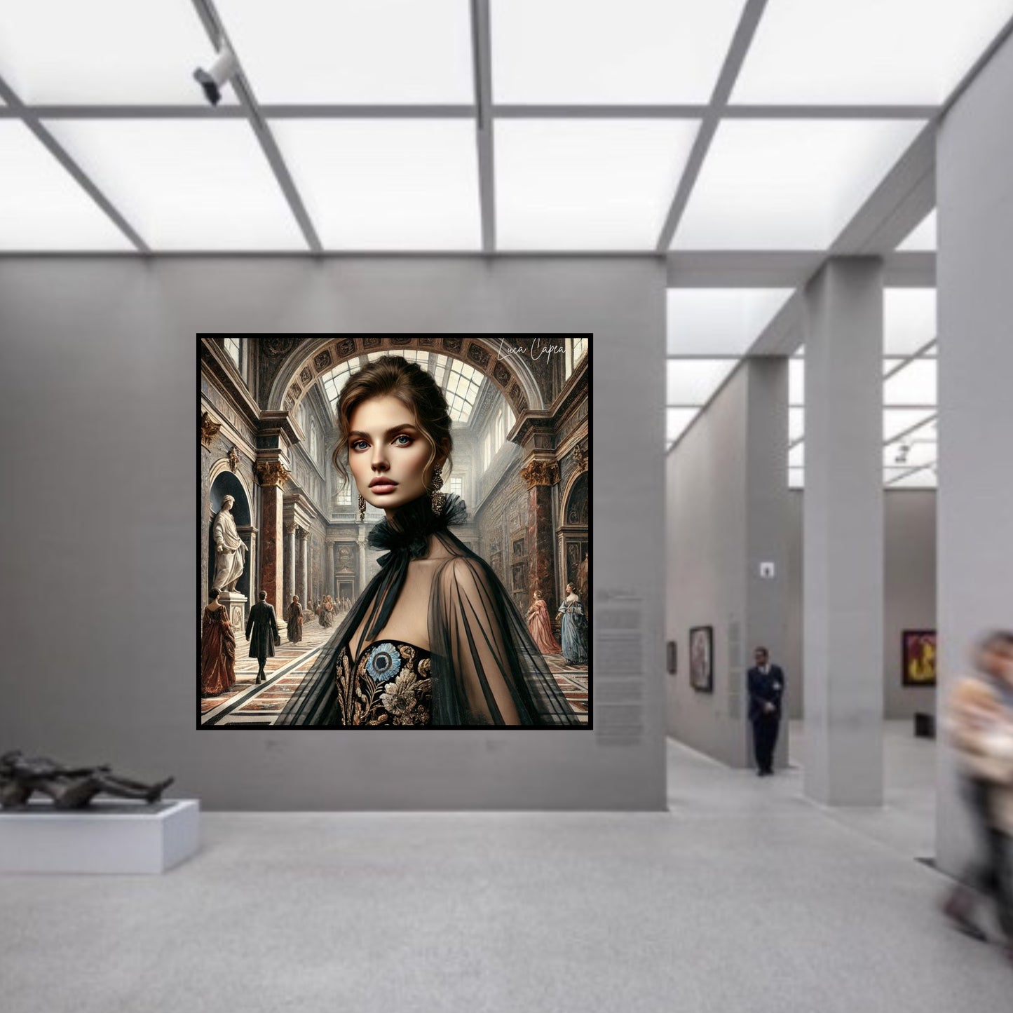Timeless Elegance II– by Luca Capea | Fashion Fusion Art | Modern Beauty in Classic Setting