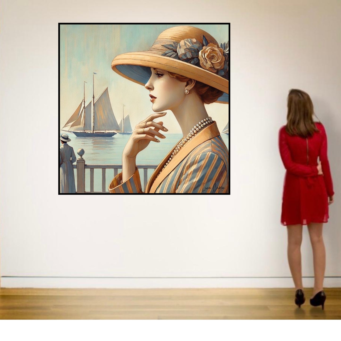 Back in Time – by Luca Capea | Vintage Elegance & Maritime Nostalgia | Luxury Art Print