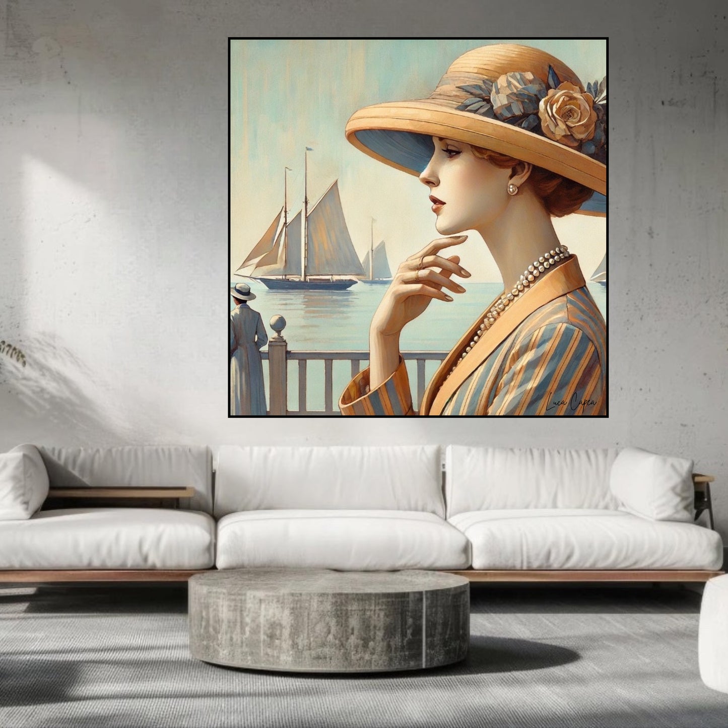 Back in Time – by Luca Capea | Vintage Elegance & Maritime Nostalgia | Luxury Art Print