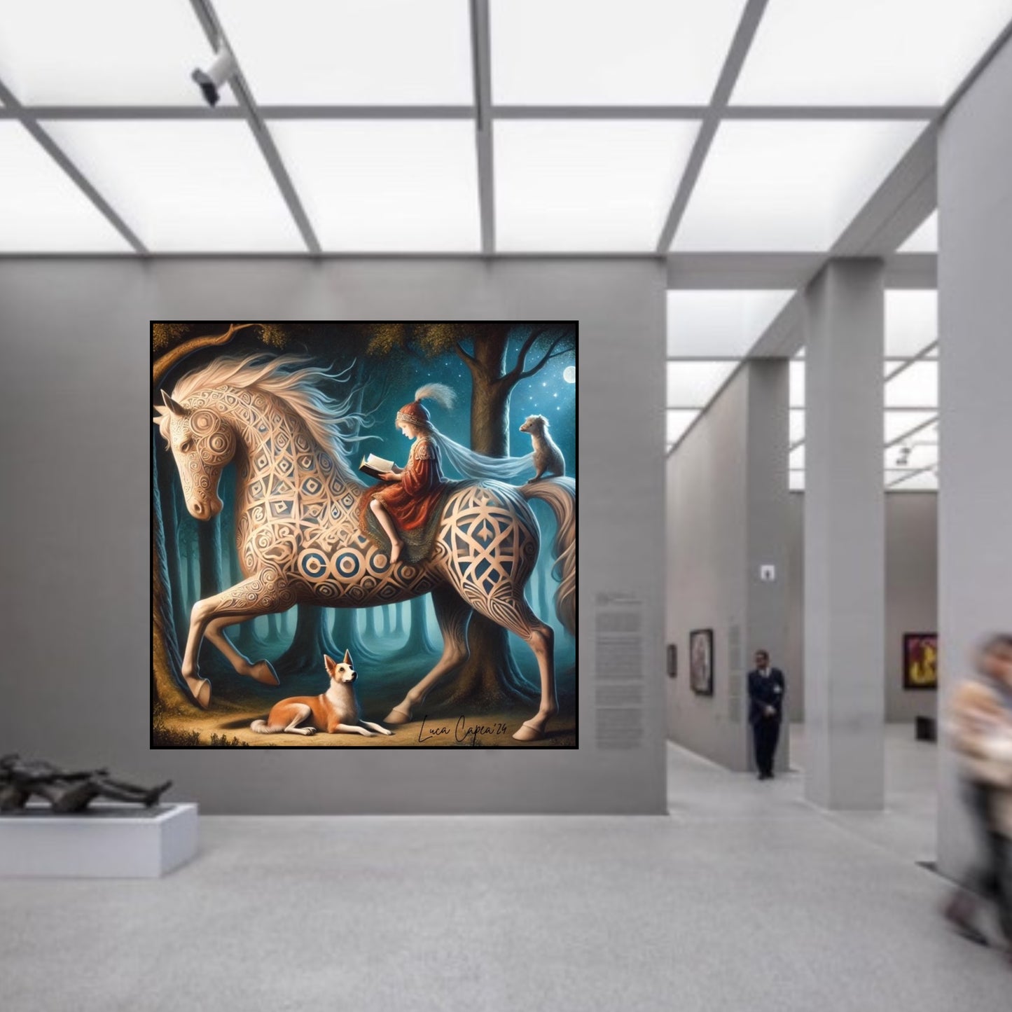Celestial Journey – by Luca Capea | Fantasy Horse Art | Limited Edition Canvas Print