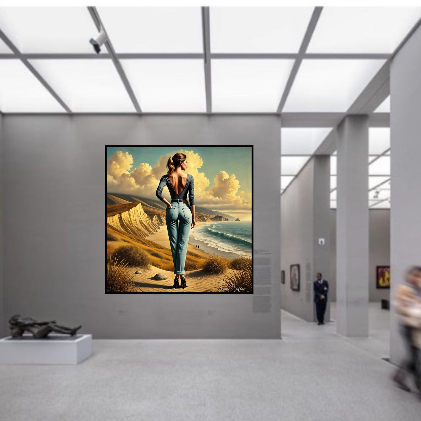Overview – by Luca Capea | Modern Fashion in Classical Landscape | Timeless Coastal Art Print