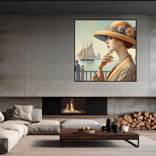 Back in Time – by Luca Capea | Vintage Elegance & Maritime Nostalgia | Luxury Art Print