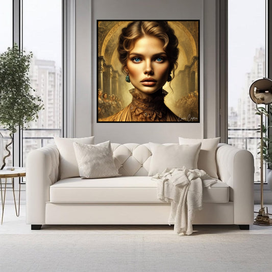 Fusion – by Luca Capea | Modern Fashion in Classical Art | Timeless Elegance in Fine Art Print