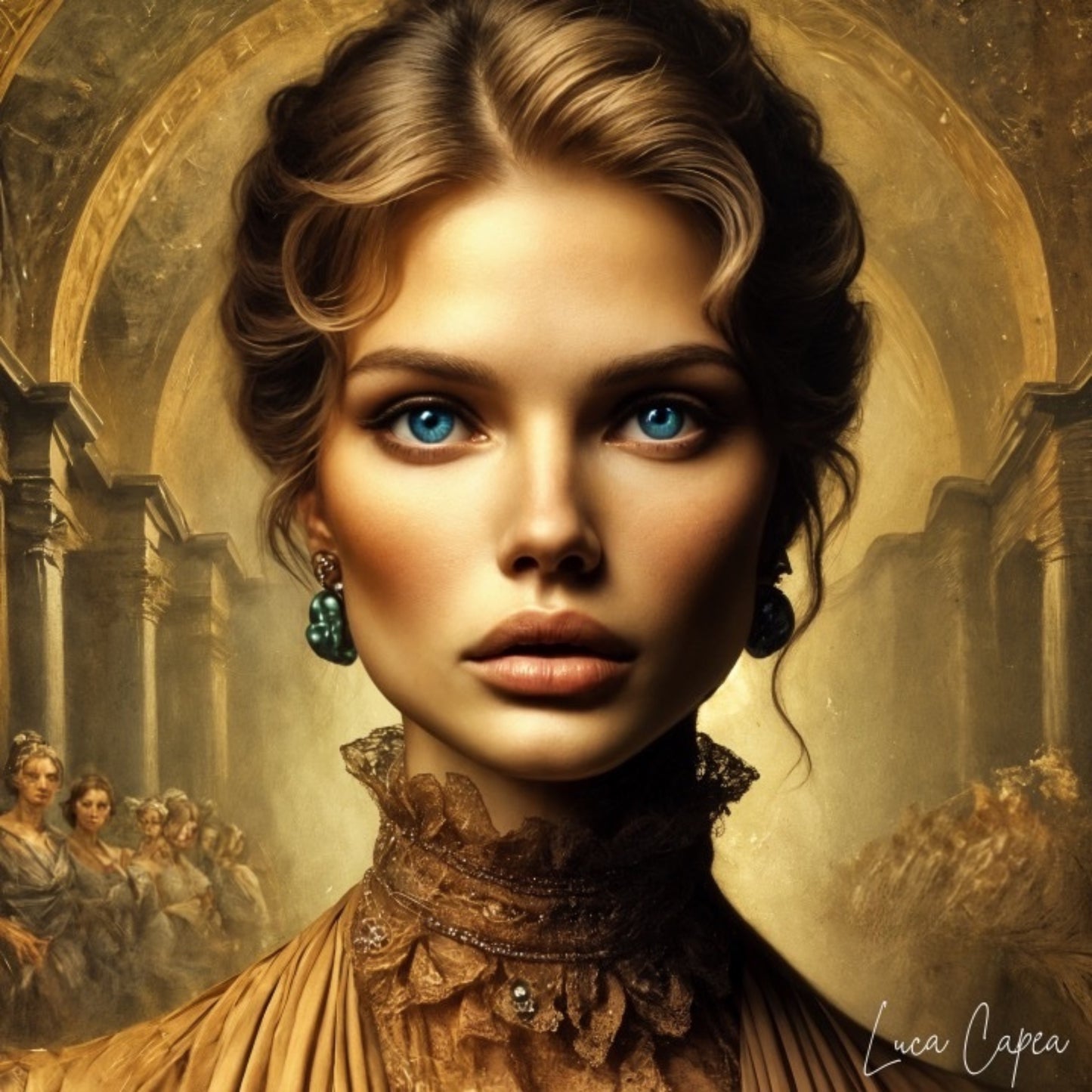 Fusion – by Luca Capea | Modern Fashion in Classical Art | Timeless Elegance in Fine Art Print