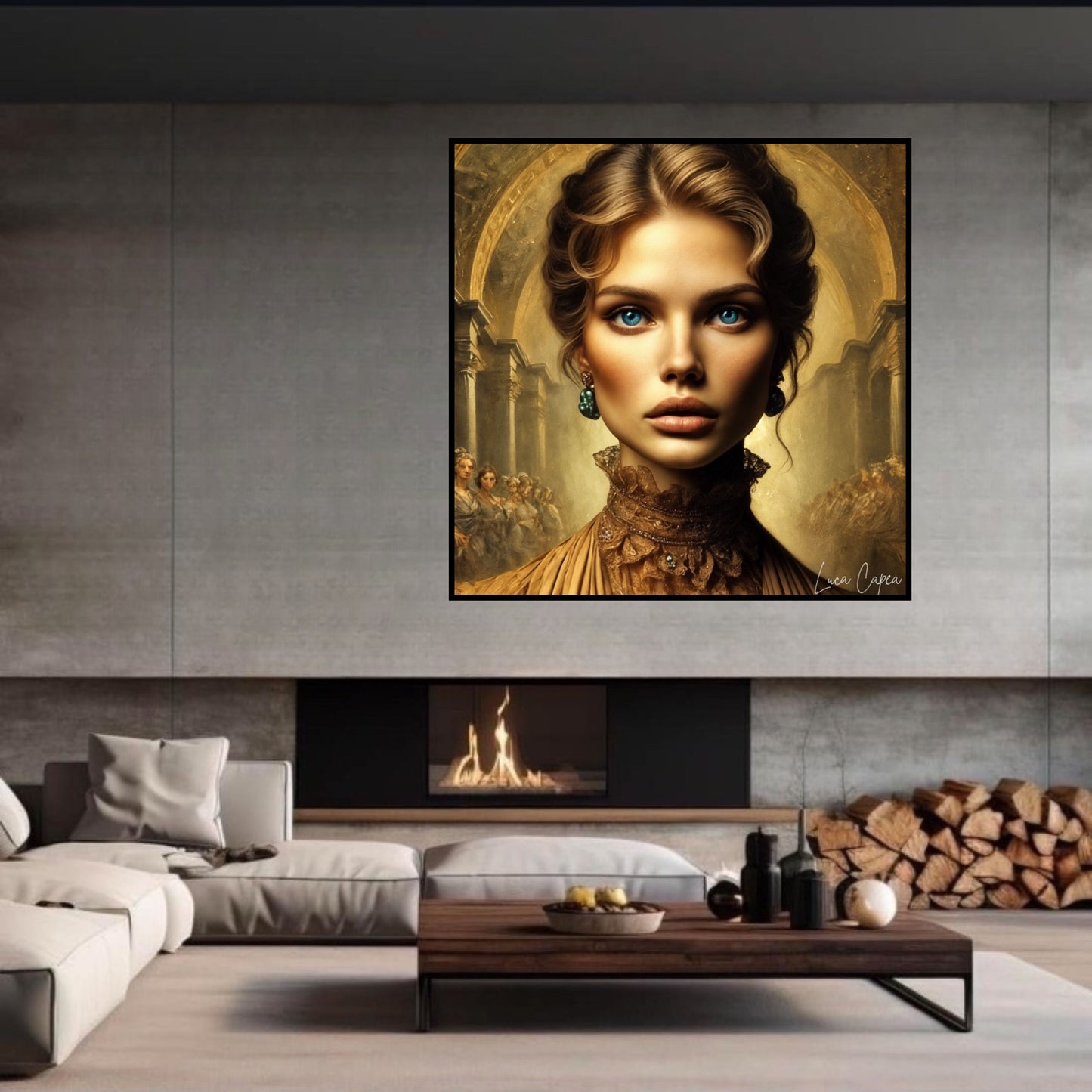 Fusion – by Luca Capea | Modern Fashion in Classical Art | Timeless Elegance in Fine Art Print