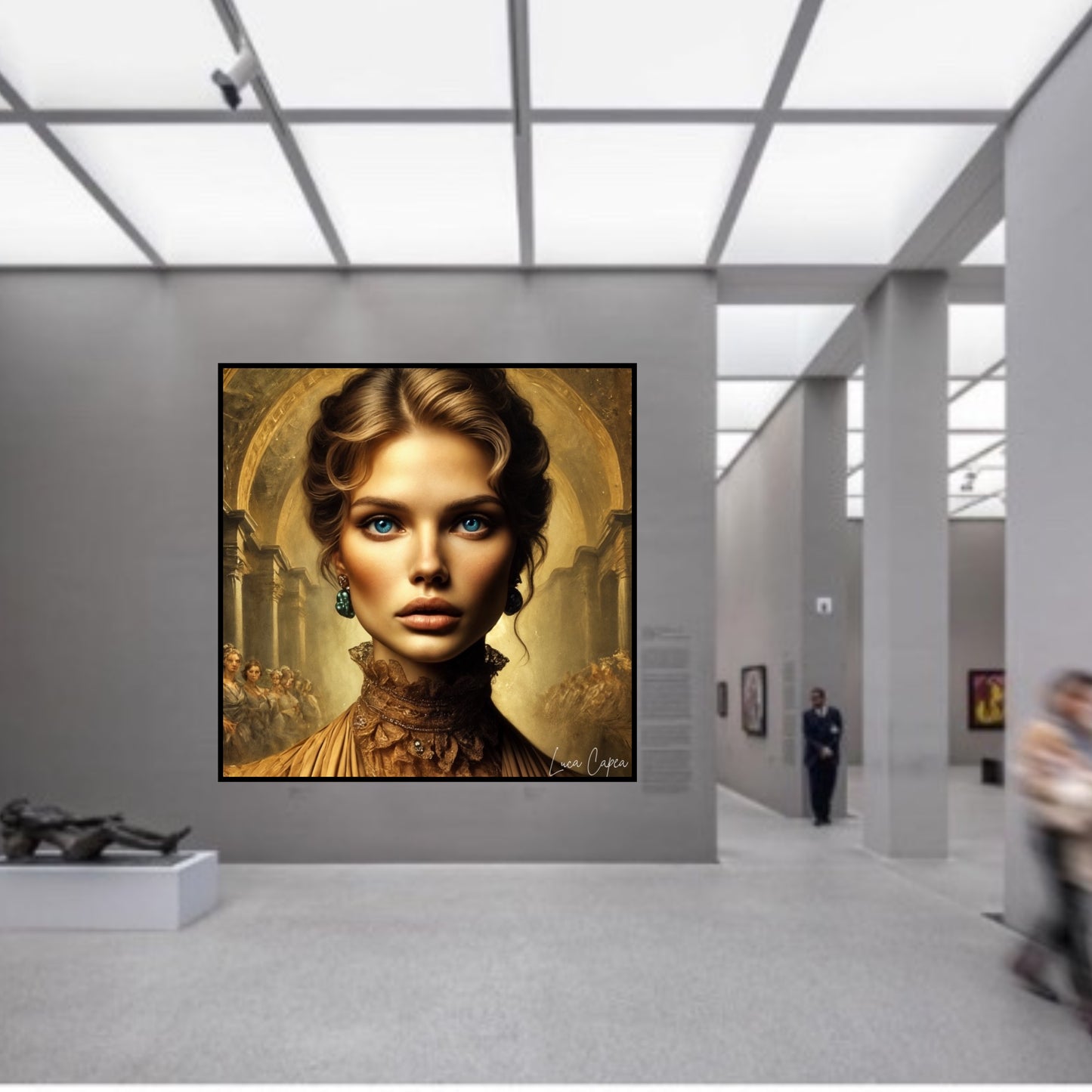 Fusion – by Luca Capea | Modern Fashion in Classical Art | Timeless Elegance in Fine Art Print