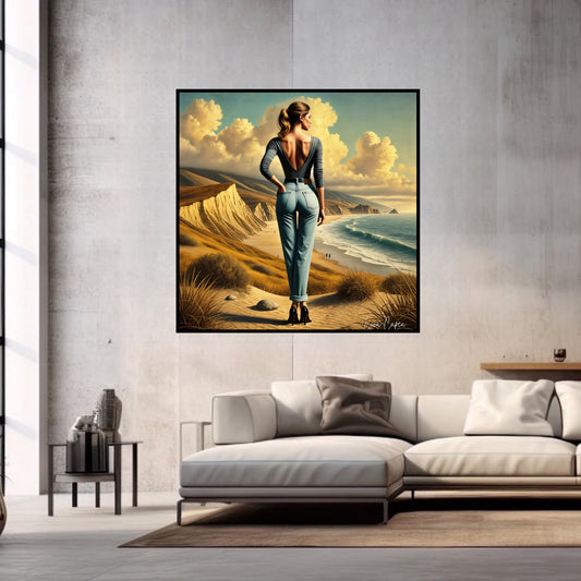 Overview – by Luca Capea | Modern Fashion in Classical Landscape | Timeless Coastal Art Print