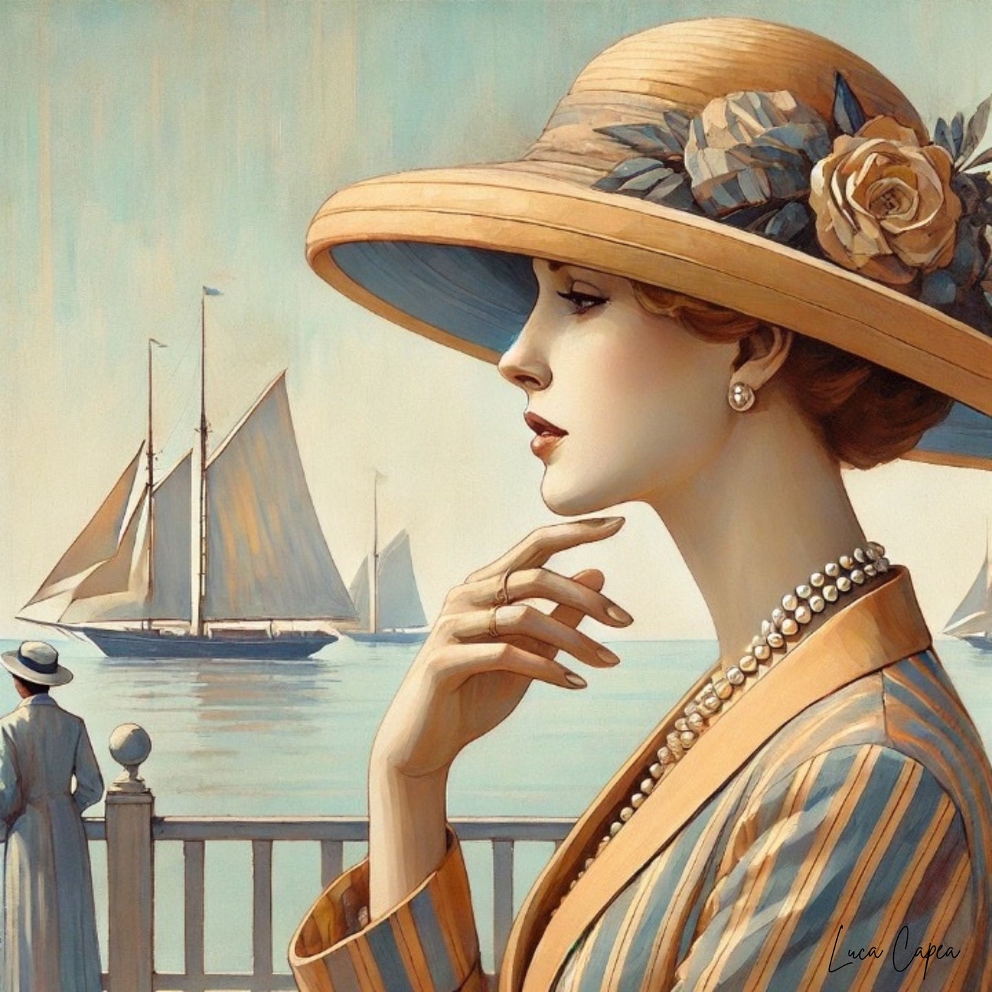 Back in Time – by Luca Capea | Vintage Elegance & Maritime Nostalgia | Luxury Art Print
